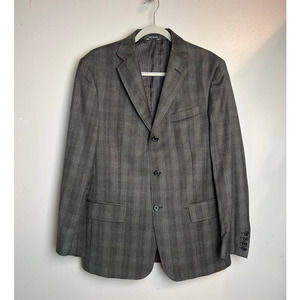 Billy Reid Gray Plaid Sport Coat